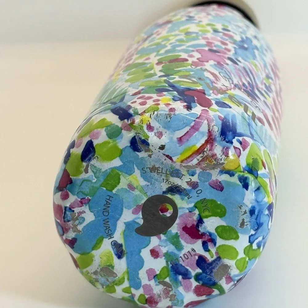 Swell x Lilly Pulitzer‎ Catch The Wave 2010 17oz Insulated Water Bottle Steel